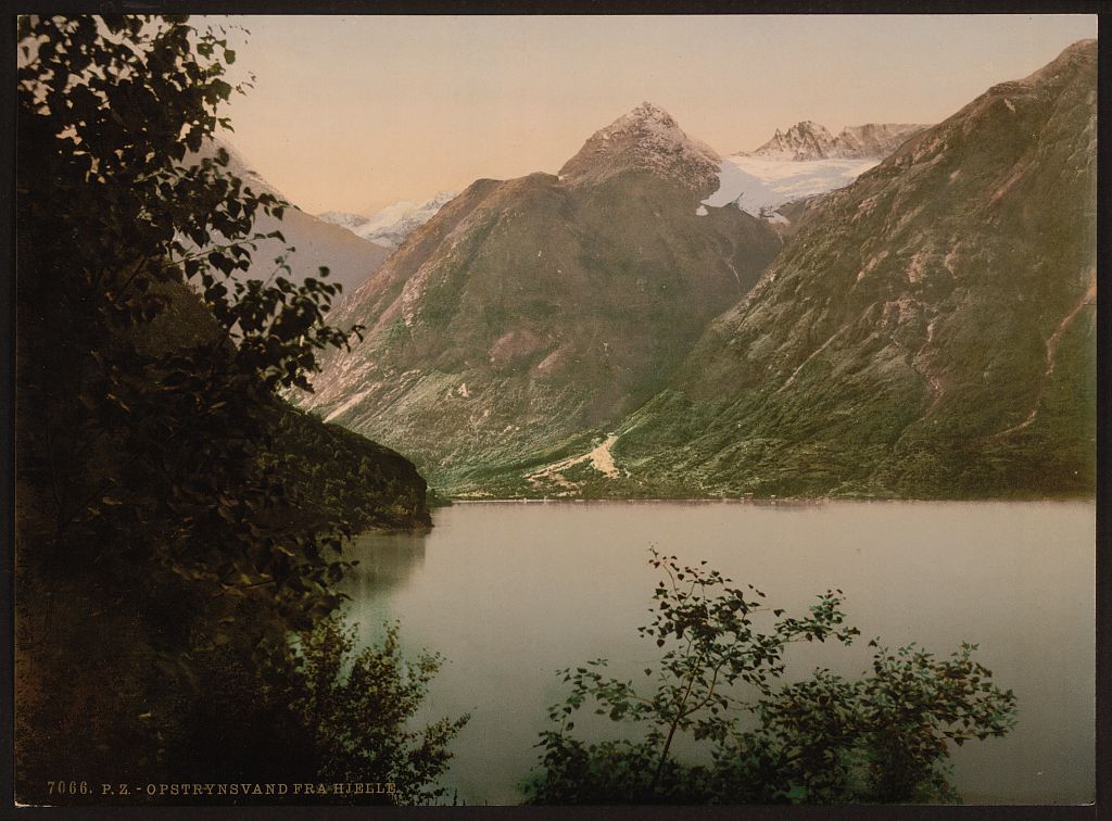 A picture of Opstryn Lake from Hjelle, Stryn, Norway