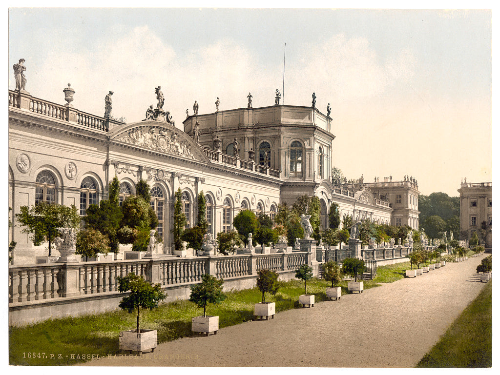 A picture of Orangerie, Karlsaue, Wilhelmshohe, Cassel (i.e., Kassel), Hesse-Nassau, Germany