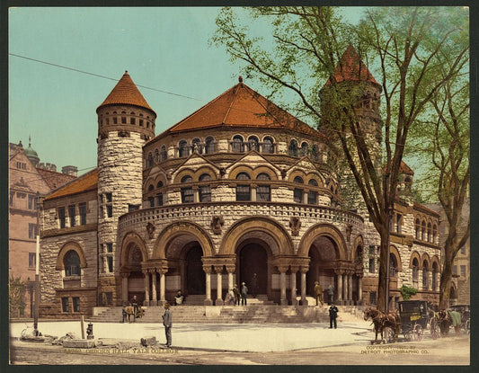 A picture of Osborn Hall, Yale College