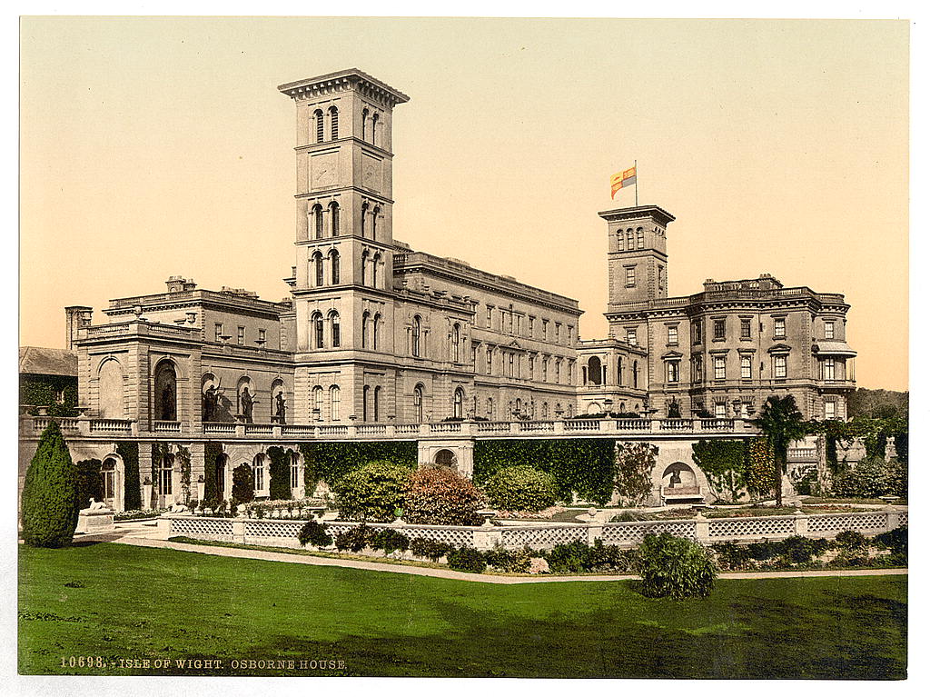 A picture of Osborne House, Isle of Wight, England