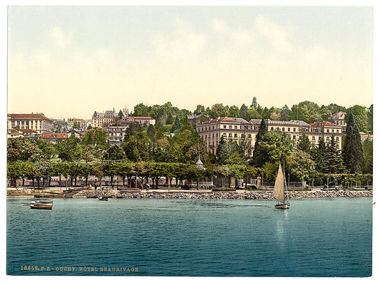 A picture of Ouchy, Hotel Beaurivage, Geneva Lake, Switzerland