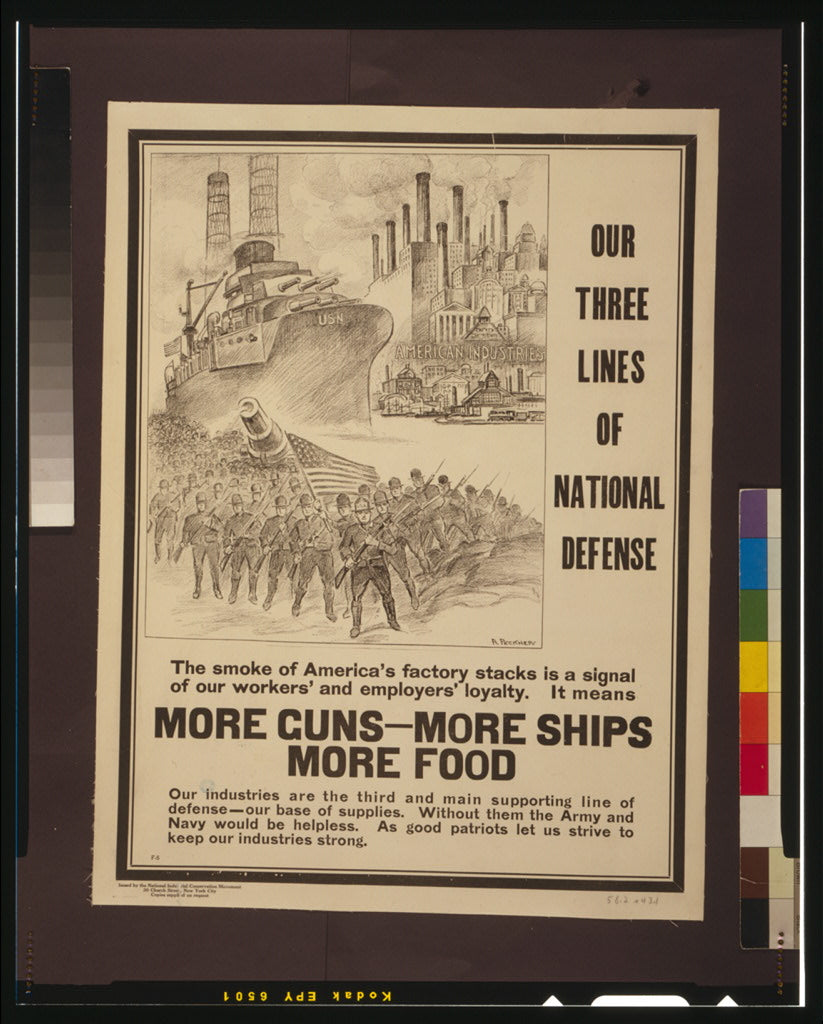 A picture of Our three lines of national defense