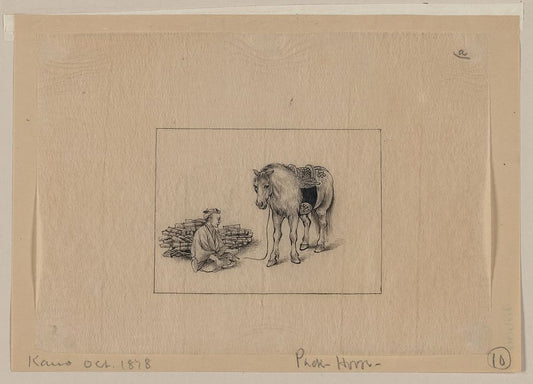 A picture of Pack horse