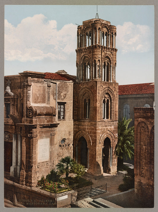 A picture of Palermo. Chiesa D. Martorana Campanile