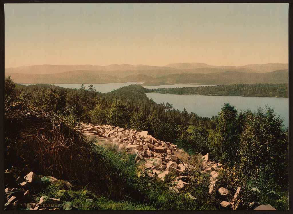 A picture of Panorama from Bolkesjo, Telemarken (i.e, Telemark), Norway