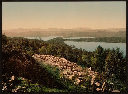 A picture of Panorama from Bolkesjo, Telemarken (i.e, Telemark), Norway