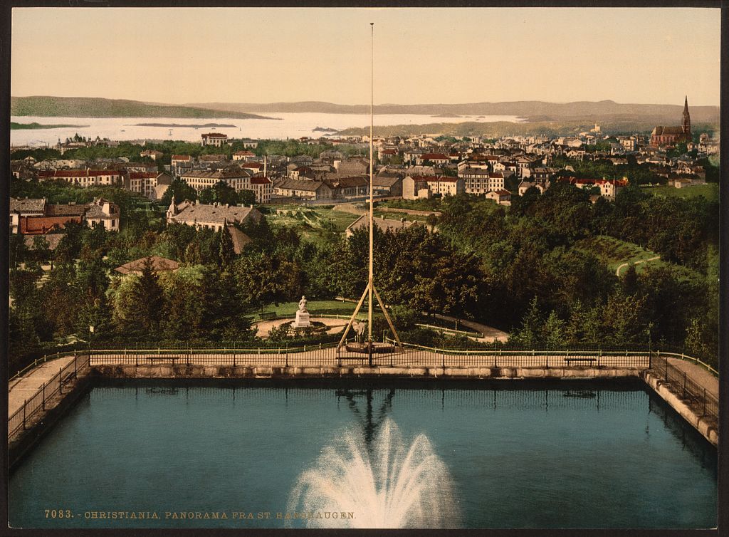 A picture of Panorama from St. Hanshaugen, Christiania, Norway