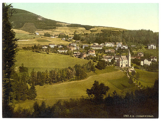 A picture of Panorama, Johanisbad, Riesengebirge, Germany (i.e., Janské Lázně dnes, Czech Republic)