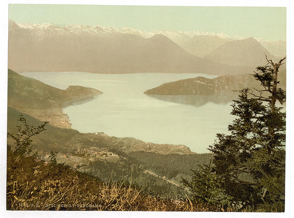 A picture of Panorama of Rigi Schilt and the Lake of Four Cantons, Rigi, Switzerland