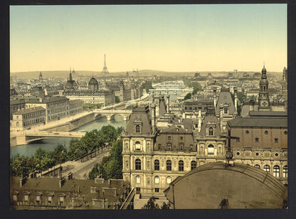 A picture of Panorama of the seven bridges, Paris, France