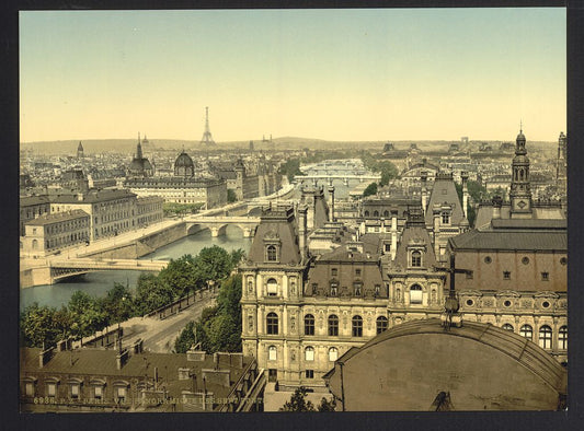 A picture of Panorama of the seven bridges, Paris, France