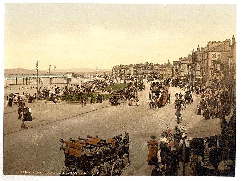 A picture of Parade looking east, Morecambe, England