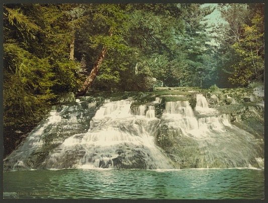 A picture of Paradise Falls, Pocono Mountains, Pennsylvania