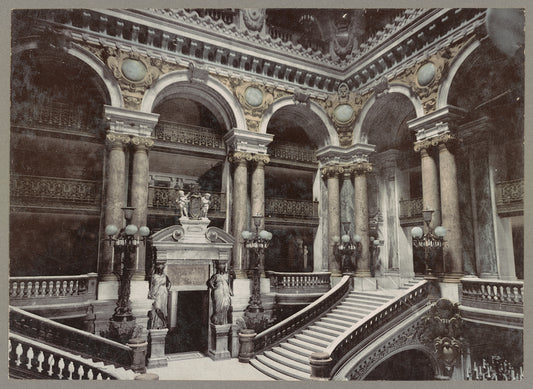 A picture of Paris. Grand Opera House. The Stairway