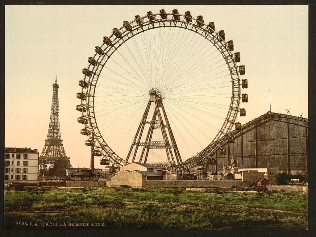 A picture of Paris la grande roue