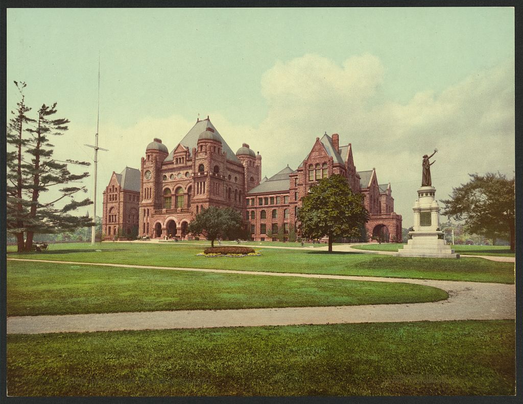 A picture of Parliament buildings, Toronto