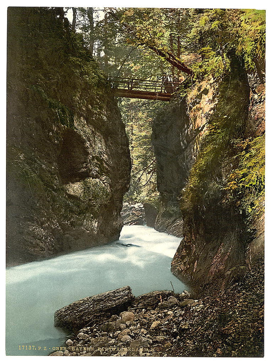 A picture of Partenachklamm II, Upper Bavaria, Germany