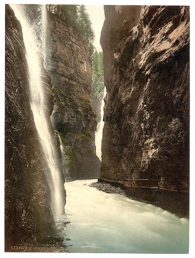 A picture of Partnachklamm, general view, Upper Bavaria, Germany