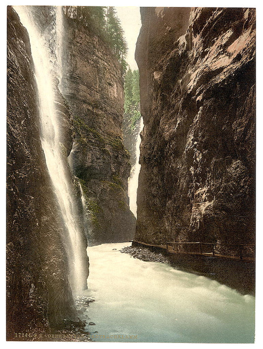 A picture of Partnachklamm, general view, Upper Bavaria, Germany