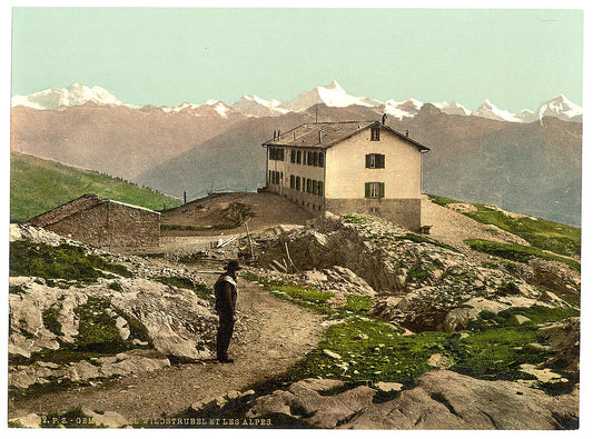 A picture of Passhohe, Hotel Wildstrubel and the Alps, Bernese Oberland, Switzerland