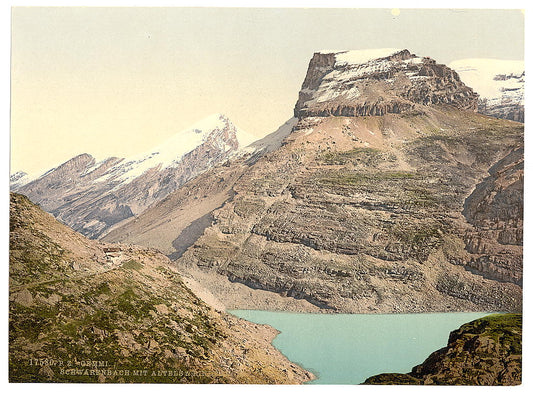 A picture of Passhohe, Schwarenbach, Altels and Rinderhorn, Bernese Oberland, Switzerland