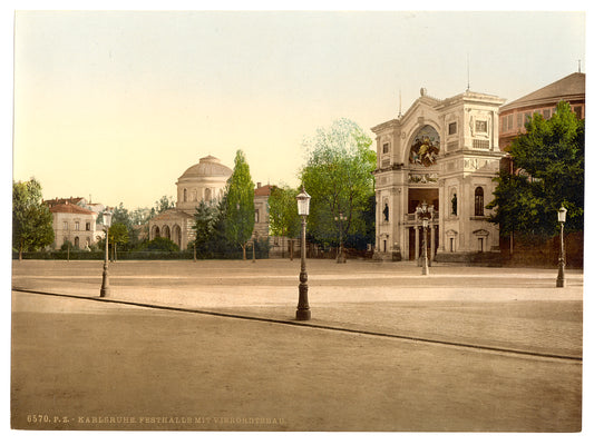 A picture of Pavilion at Vierortsbad, Karlsruhe, Baden, Germany