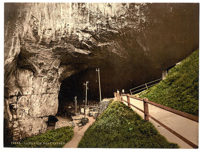 A picture of Peak Cavern, Castleton, Derbyshire, England