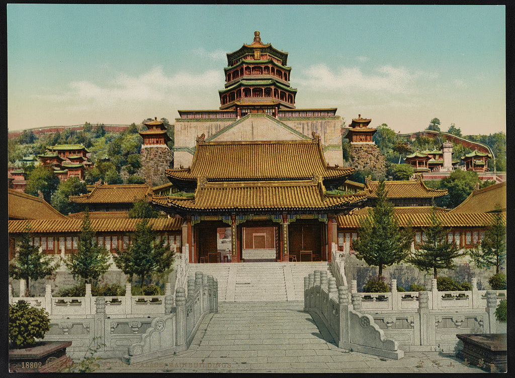 A picture of Peking. Summerpalace, Mainbuildings