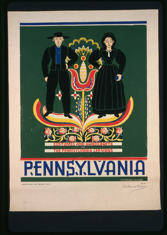 A picture of Pennsylvania Costumes and handicrafts, the Pennsylvania Germans /