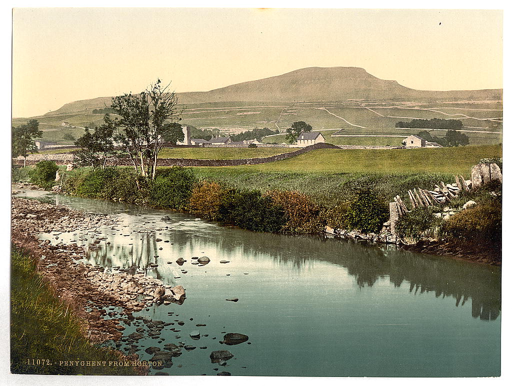 A picture of Penyghent, from Horton, Yorkshire, England