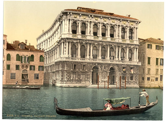 A picture of Pesaro Palace, Venice, Italy