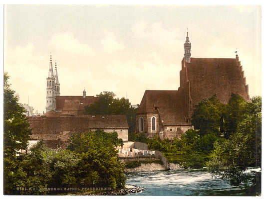 A picture of Pfarr Church, Bromberg, Germany (i.e., Bydgoszcz, Poland)
