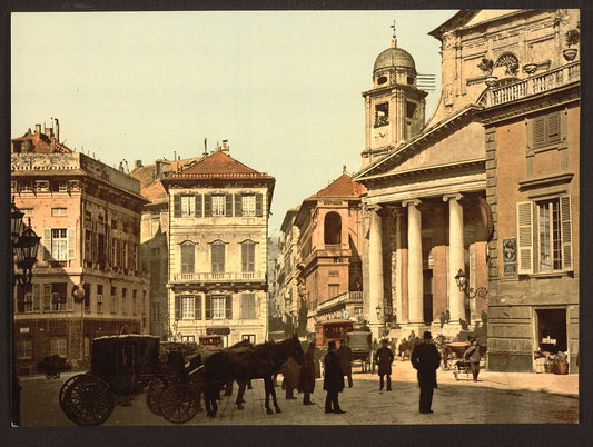 A picture of Piazza dell'Annunziata, Genoa, Italy