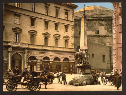 A picture of Piazza di Minerva, Rome, Italy