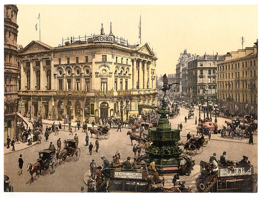 A picture of Piccadilly Circus, London, England