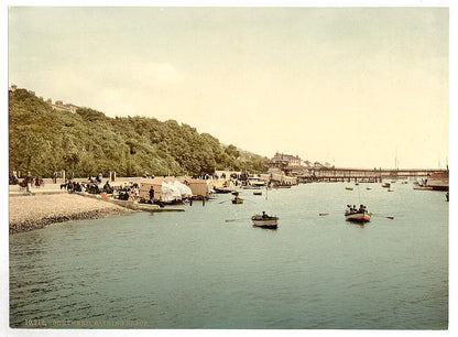 A picture of Pier and bathing place, looking East, Southend-on-Sea, England