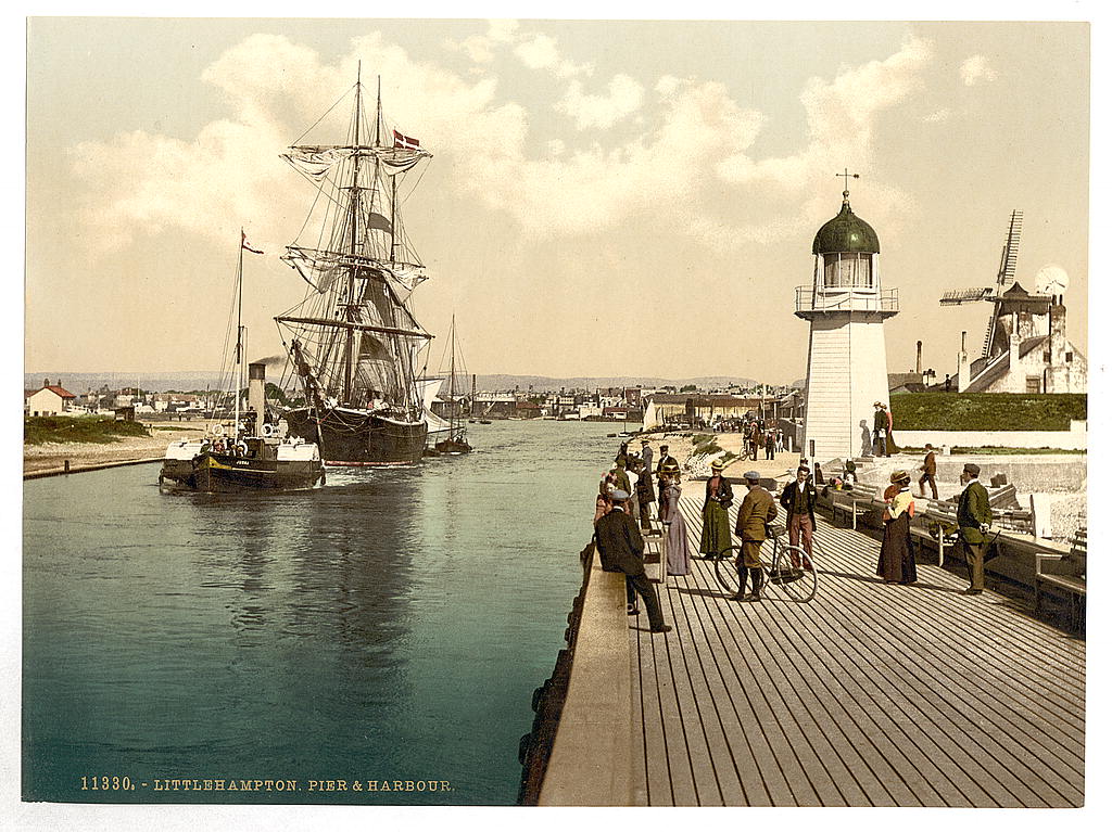 A picture of Pier and harbor, Littlehampton, England