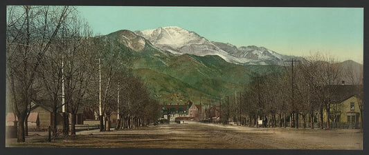 A picture of Pikes Peak Avenue, Colorado Springs