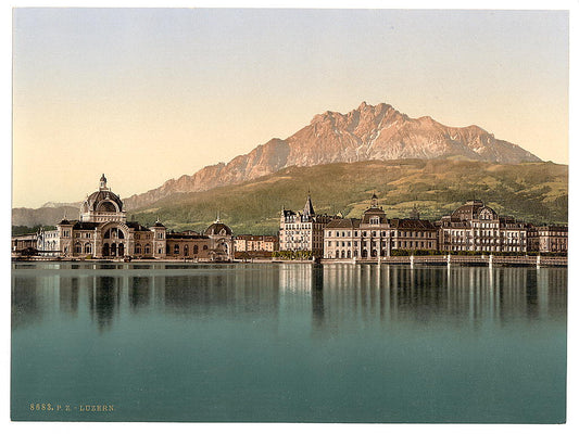 A picture of Pilatus, seen from Neuschweizerhaus, Lucerne, Switzerland