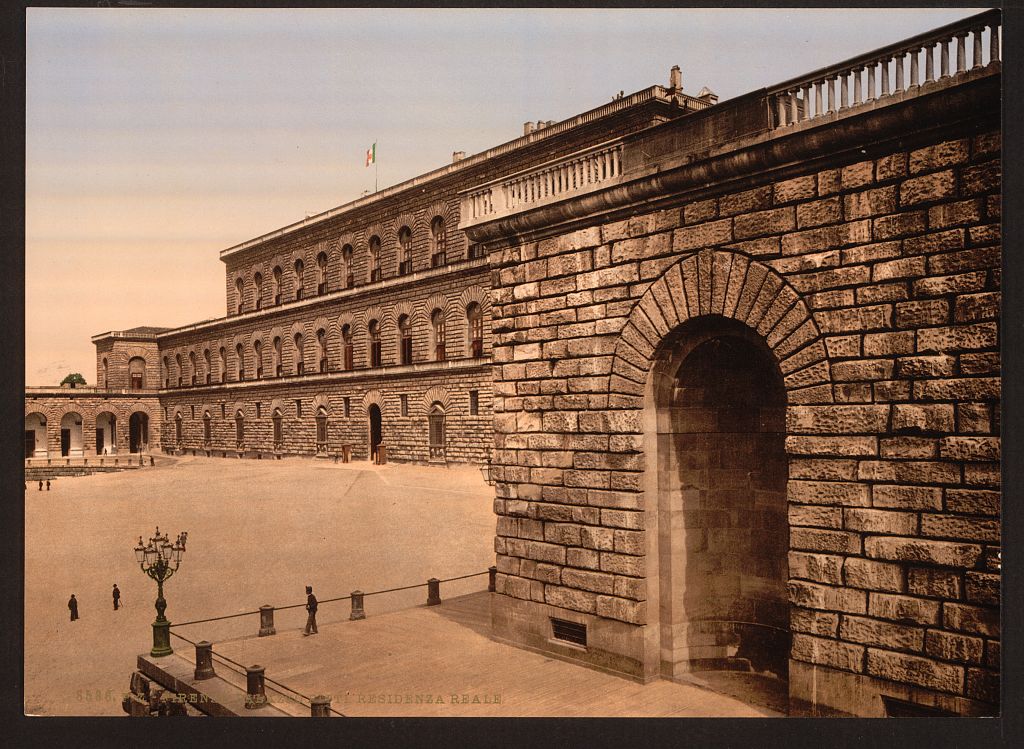 A picture of Pitti Palace, royal residence, Florence, Italy