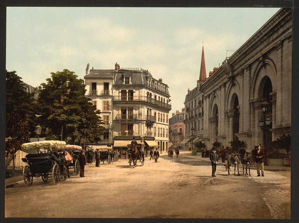 A picture of Place de l'etablissement thermal, Aix, France