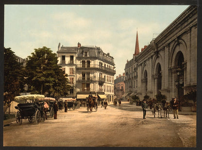 A picture of Place de l'etablissement thermal, Aix, France