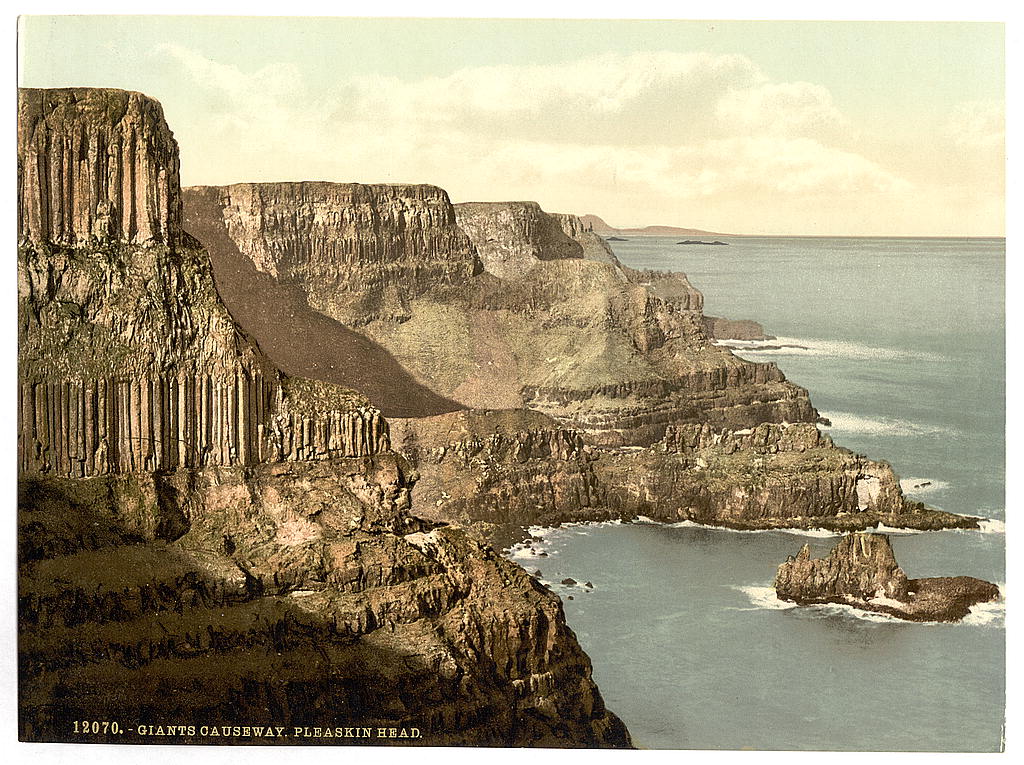 A picture of Pleaskin Head, Giant's Causeway. County Antrim, Ireland