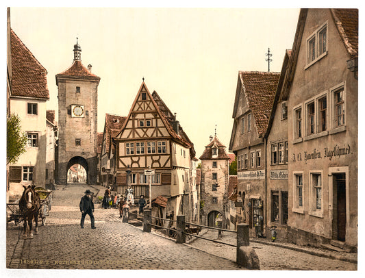 A picture of Ploenlein, Rothenburg (i.e. ob der Tauber), Bavaria, Germany