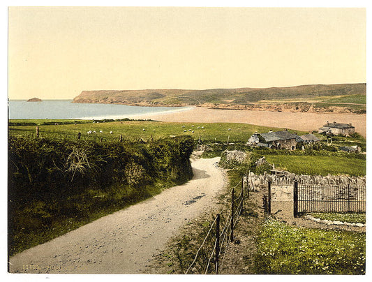 A picture of Polseath Bay, Cornwall, England