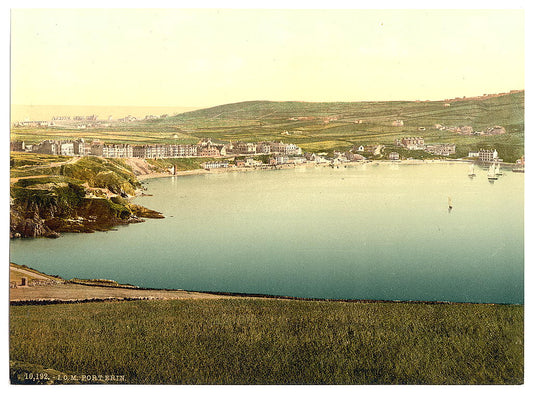 A picture of Port Erin, view from Bradda Head, Isle of Man