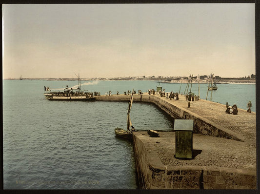 A picture of Port Louis, the Mole, Lorient, France
