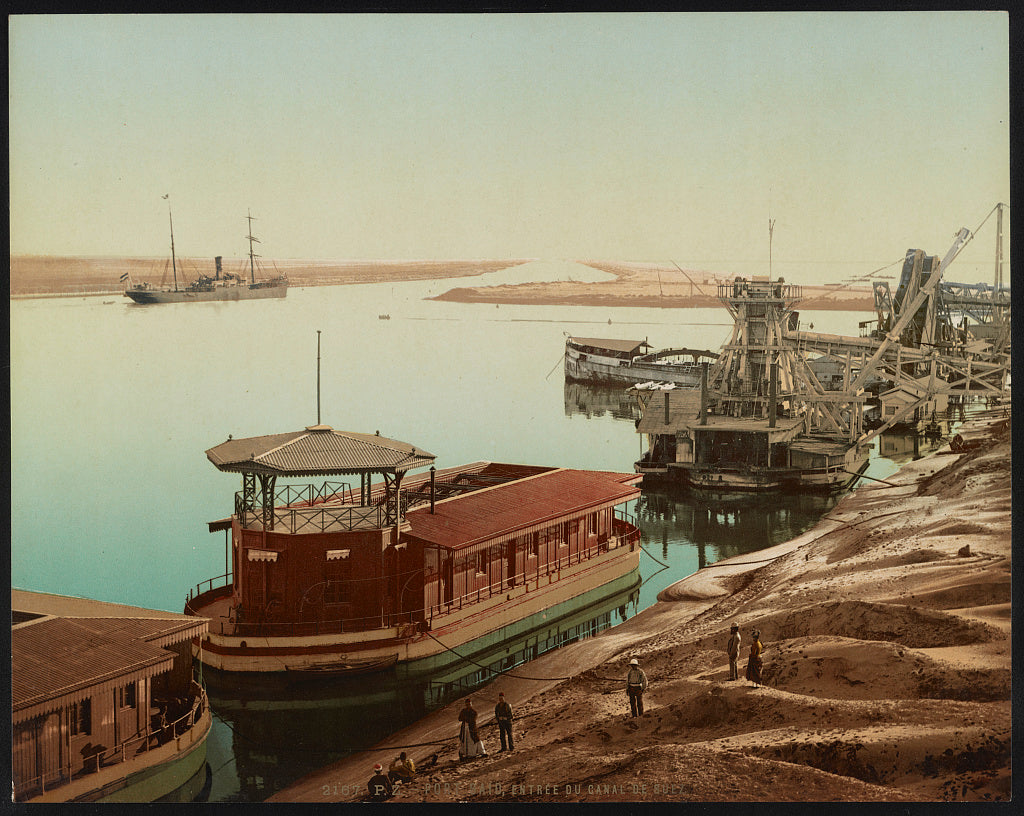 A picture of Port Said, entrée du Canal de Suez