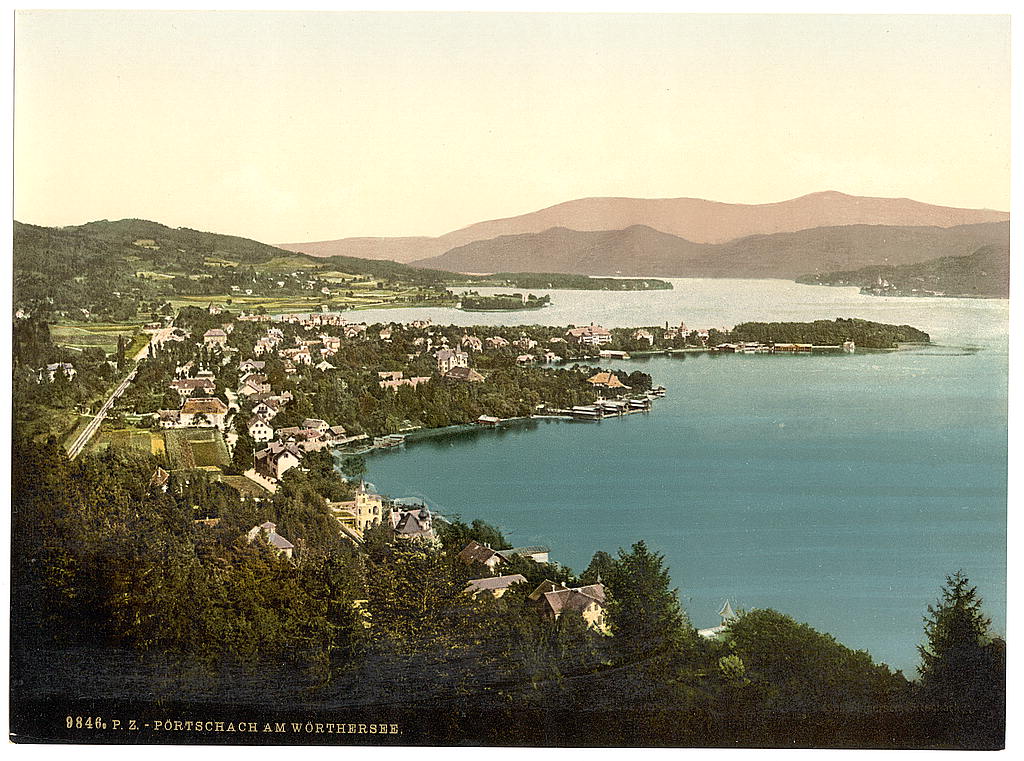 A picture of Pörtschach on Wörthersee, Carinthia, Austro-Hungary