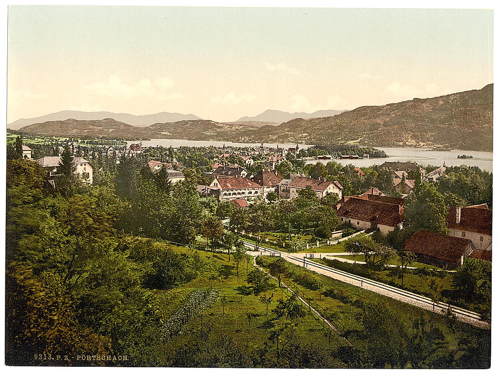 A picture of Pörtschach on Wörthersee, Carinthia, Austro-Hungary